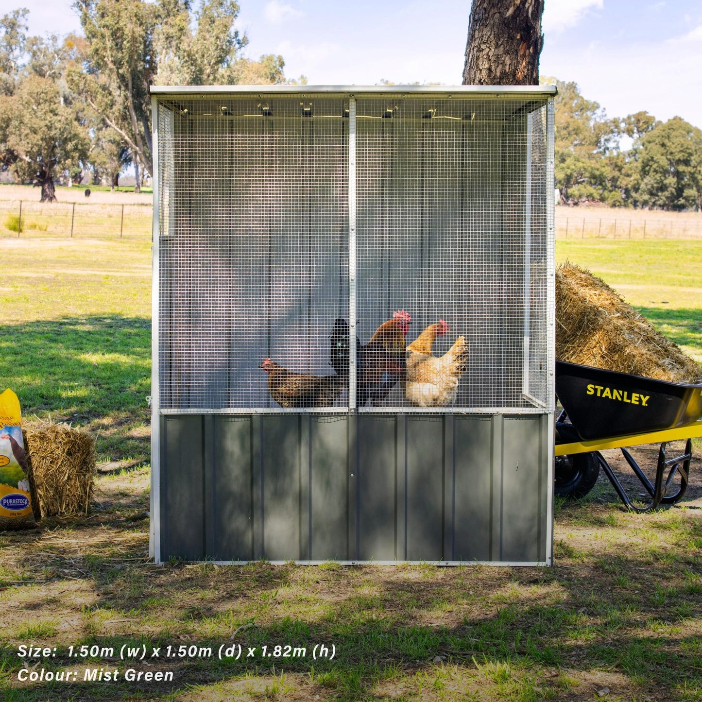 1.5m x 1.5m Aviary Pet House